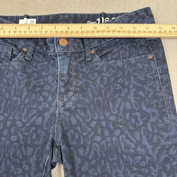 Gap 1969 Alaways Skinny Stretch Jeans Medium Wash Mid Rise Womens Size 28 29x27 - Picture 7 of 10